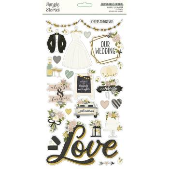 Simple Stories - Happily Ever After - Chipboard Sticker 