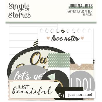 Simple Stories Simple  Happily Ever After Journal   Bits & Pieces -  Stanzteile