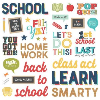 Simple Stories -  School Life  - Foam Stickers 