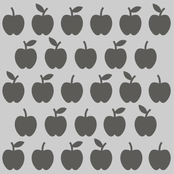 Simple Stories Simple  School Life Stencils Apples  - Schablone