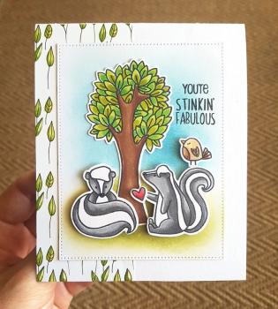 Janes Doodles "Stinks" Clear Stamp - Stempelset