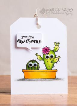 Janes Doodles " Cactus" Clear Stamp - Stempelset