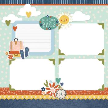 Simple Stories  Let's Get Away Simple Pages Kit - Bits & Pieces