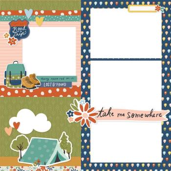 Simple Stories  Let's Get Away Simple Pages Kit - Bits & Pieces