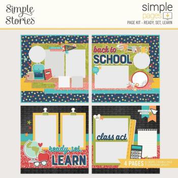 Simple Stories  Ready, Set, Learn Simple Pages Kit - Bits & Pieces