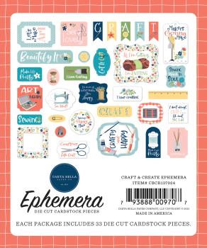 Carta Bella "Craft & Create" Ephemera - Stanzteile