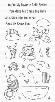 My Favorite Things Stempelset "Swimming Hole Friends" Clear Stamp Set