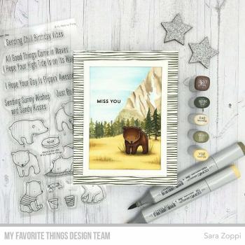 My Favorite Things Stempelset "Beach Bear" Clear Stamp Set