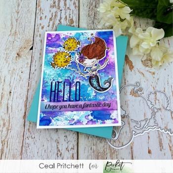 Picket Fence Studios Mermaid Dear Clear Stamps 