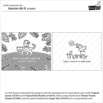 Lawn Fawn Stempelset "Toucan Do It" Clear Stamp