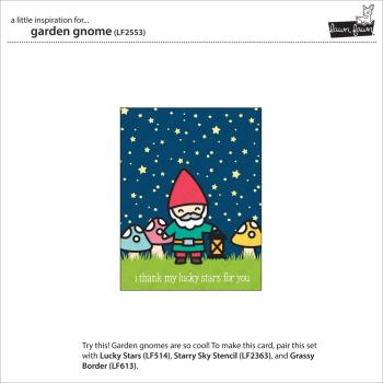 Lawn Fawn Craft Dies - Garden Gnome