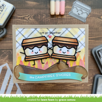 Lawn Fawn Craft Dies - Smiley S'more