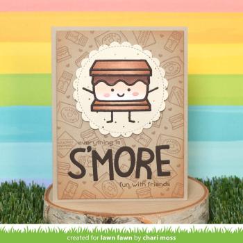 Lawn Fawn Craft Dies - Smiley S'more