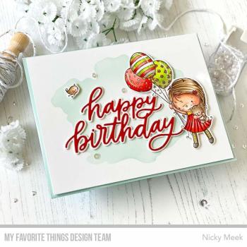 My Favorite Things Die-namics "Beautiful Birthday Girl" | Stanzschablone | Stanze | Craft Die