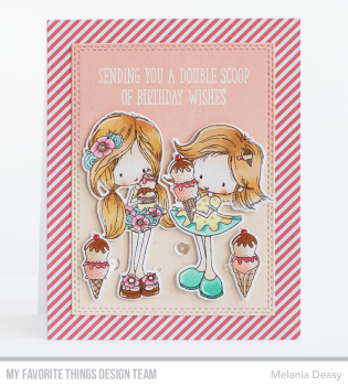 My Favorite Things Stempelset "Double Scoop of Cute" Clear Stamp Set