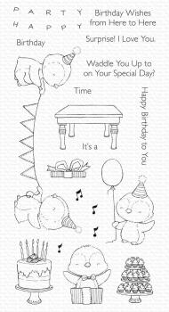 My Favorite Things Stempelset "Penguin Party" Clear Stamp Set