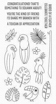 My Favorite Things Stempelset "Something Squawk About" Clear Stamp Set
