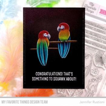 My Favorite Things Stempelset "Something Squawk About" Clear Stamp Set