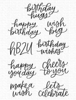 My Favorite Things Stempel "Mini Birthday Messages" Clear Stamp