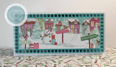 Craft Consortium Made by Elves Sleigh Clear Stamps 