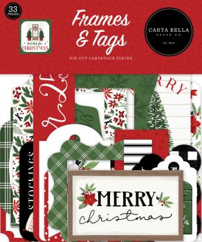 Carta Bella "Home For Christmas" Frames & Tags