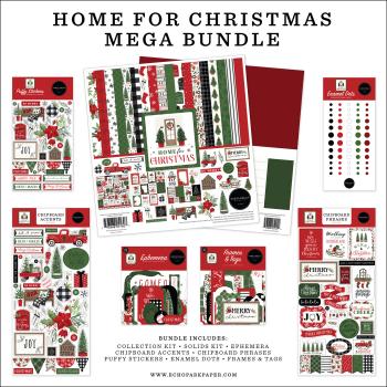 Carta Bella "Home For Christmas" Mega Bundle - Komplettpaket 