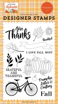 Carta Bella "I Love Fall Most" Stempelset - Clear Stamp-Set