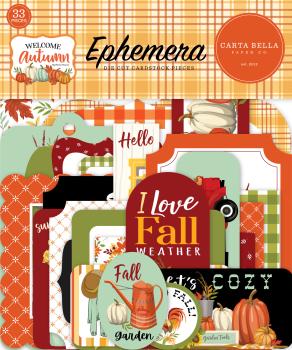 Carta Bella "Welcome Autumn" Ephemera - Stanzteile