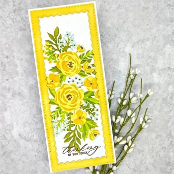 LDRS-Creative Garden Grandeur Slim Line Clear Stamps