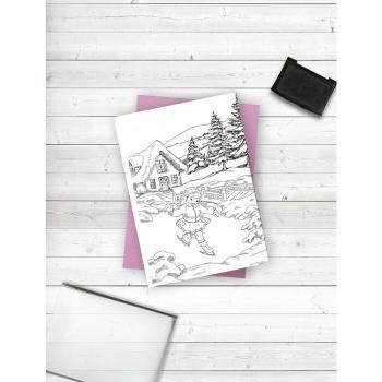 Crafters Companion - A Snowy Scene  - Clear Stamps