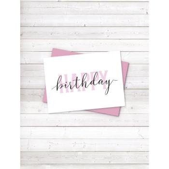 Crafters Companion - Brush Happy Birthday  - Clear Stamps