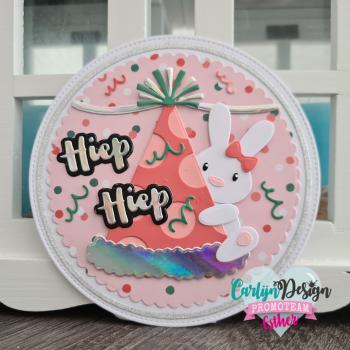 Carlijn Design Knuffelkaart Accessoires Feest  Cutting Dies - Stanzen