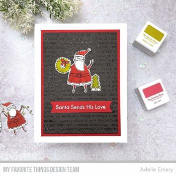 My Favorite Things Stempelset "Santa Sends His Love" Clear Stamp Set