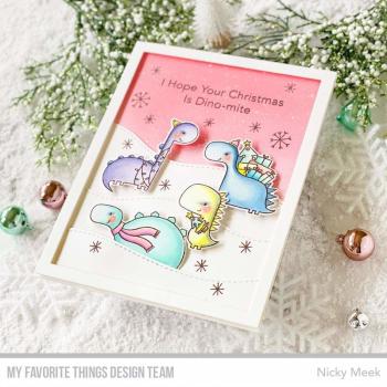 My Favorite Things Stempelset "Dino-mite Christmas" Clear Stamp Set