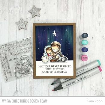 My Favorite Things Stempelset "Away in a Manger" Clear Stamp Set