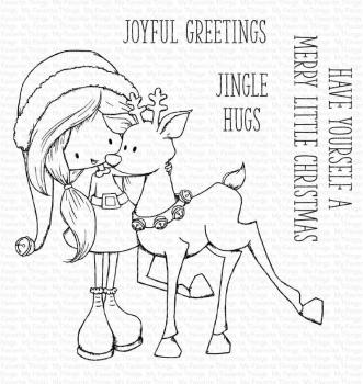 My Favorite Things Stempelset "Jingle Hugs" Clear Stamp Set