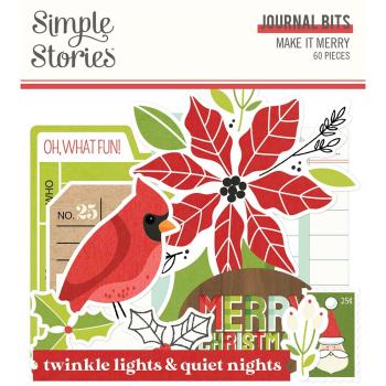 Simple Stories Simple  Make it Merry Journal   Bits & Pieces -  Stanzteile