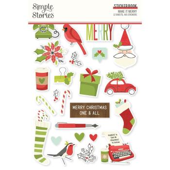 Simple Stories -  Make it Merry - Sticker Book