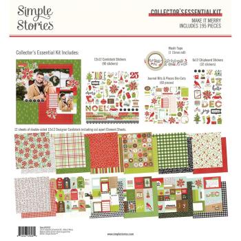 Simple Stories Simple  Make it Merry 12x12 Inch Collector's  Essential Kit