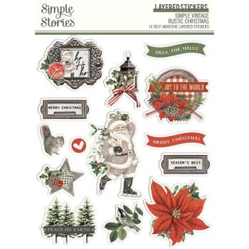 Simple Stories - Simple Vintage Rustic Christmas - Layered Stickers 