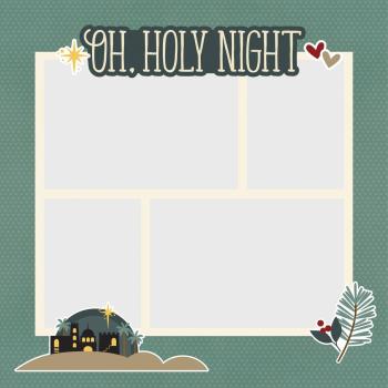 Simple Stories Simple Pages Page Pieces Oh, Holy Night (15948)   -  Stanzteile