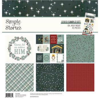 Simple Stories Simple  Oh, Holy Night 12x12 Inch Simple  Kit