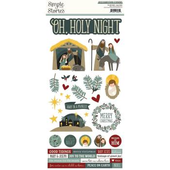 Simple Stories Simple  Oh, Holy Night 12x12 Inch Simple  Kit