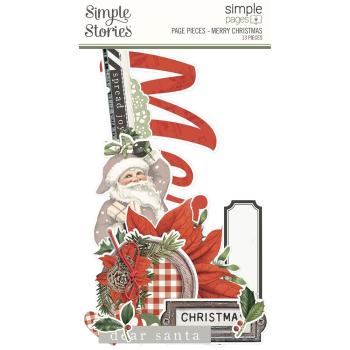 Simple Stories Simple Pages Page Pieces Merry Christmas (16033)   -  Stanzteile