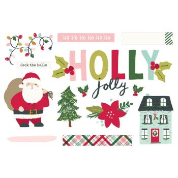 Simple Stories Simple Pages Page Pieces Holly Jolly (16127)   -  Stanzteile