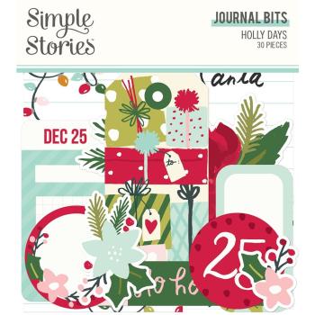 Simple Stories Simple  Holly Days Journal Bits -  Stanzteile