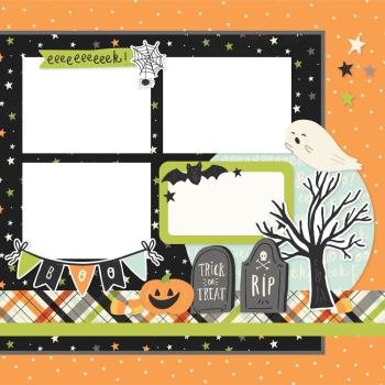 Simple Stories Happy Haunting  Simple Pages Kit - Bits & Pieces