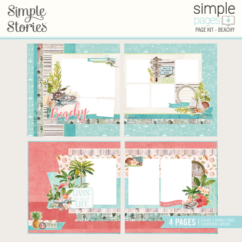 Simple Stories  Simple Pages Kit Beachy Simple Pages Kit - Bits & Pieces