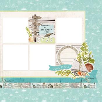 Simple Stories  Simple Pages Kit Beachy Simple Pages Kit - Bits & Pieces