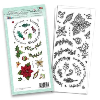 Polkadoodles Stempel "Wonderful Christmas" Clear Stamp-Set